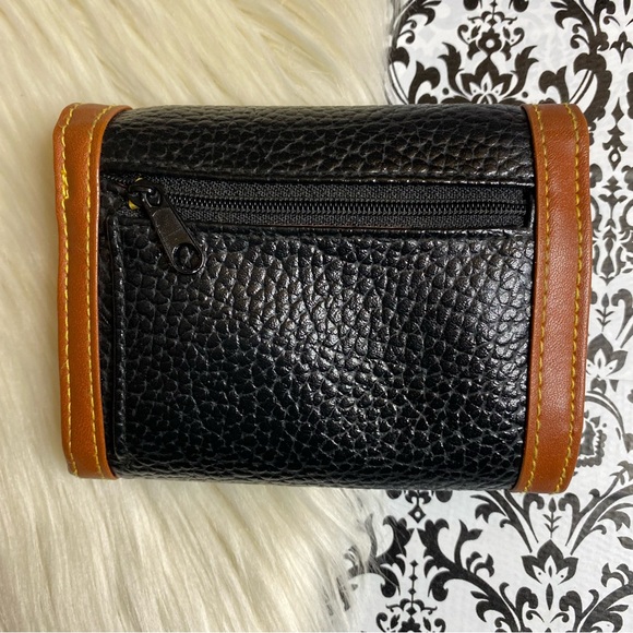 VINTAGE Dooney & Bourke : all weather leather satchel handbag & matching wallet - Picture 10 of 16